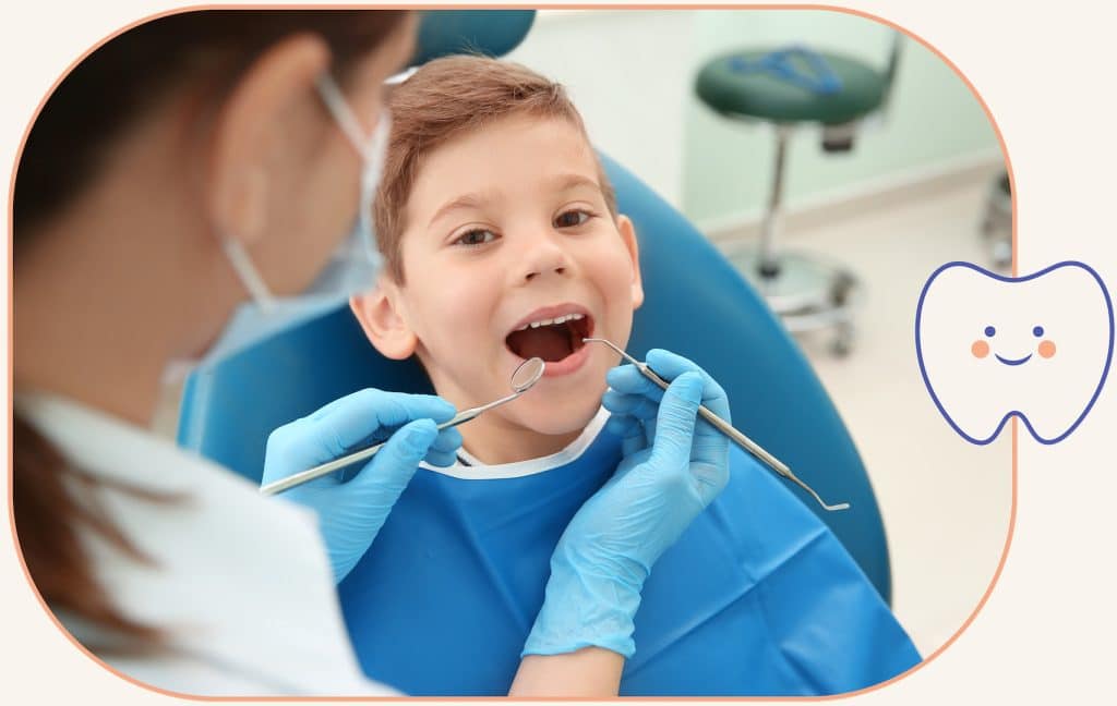 young child during pediatric dental appointment at inspired smiles